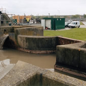 Sewage treatment inlet monitoring