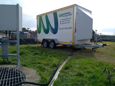 Bespoke analytical trailers built by PPM for Northumbrian Water